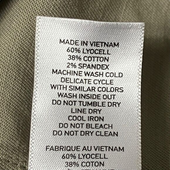 Rhone Pants Mens 28 x 32 Tan Slim Straight Khaki Everyday Twill 5 Pocket Stretch - Picture 8 of 10